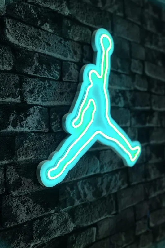 Lampa Neon Basketball, Albastru - Albastru