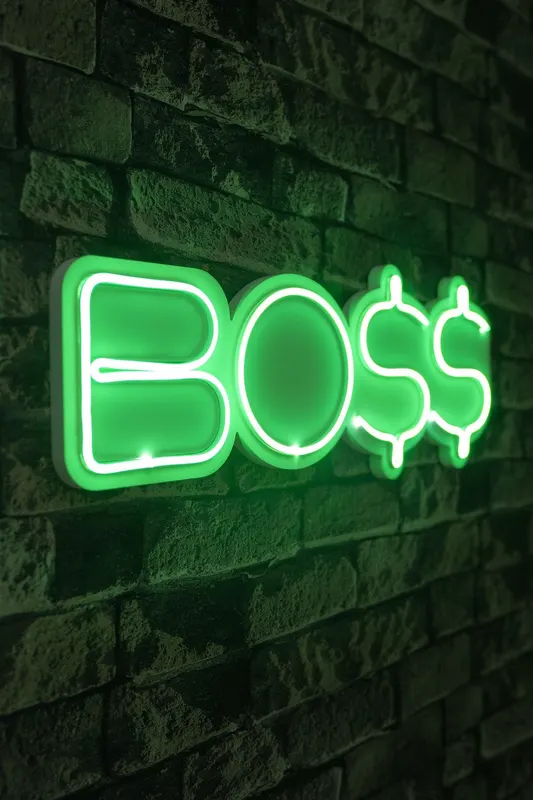 Lampa Neon Boss - Verde