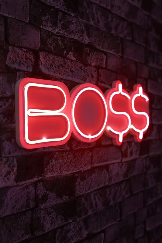 Lampa Neon Boss - Roșu