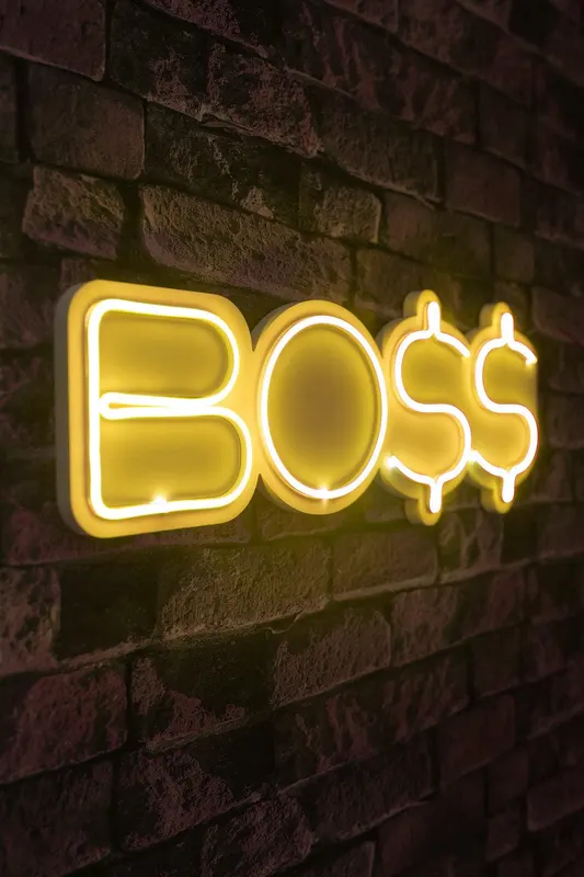 Lampa Neon Boss - Galben