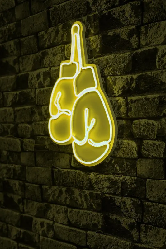 Lampa Neon Boxer - Galben