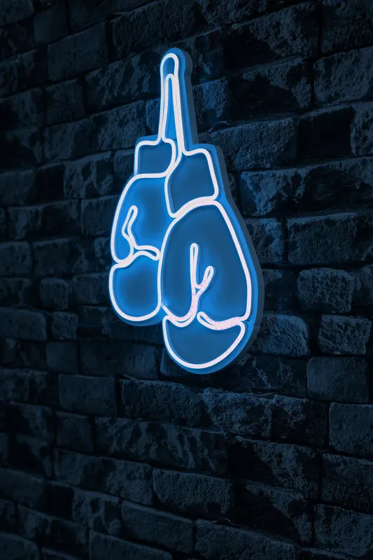 Lampa Neon Boxer - Albastru