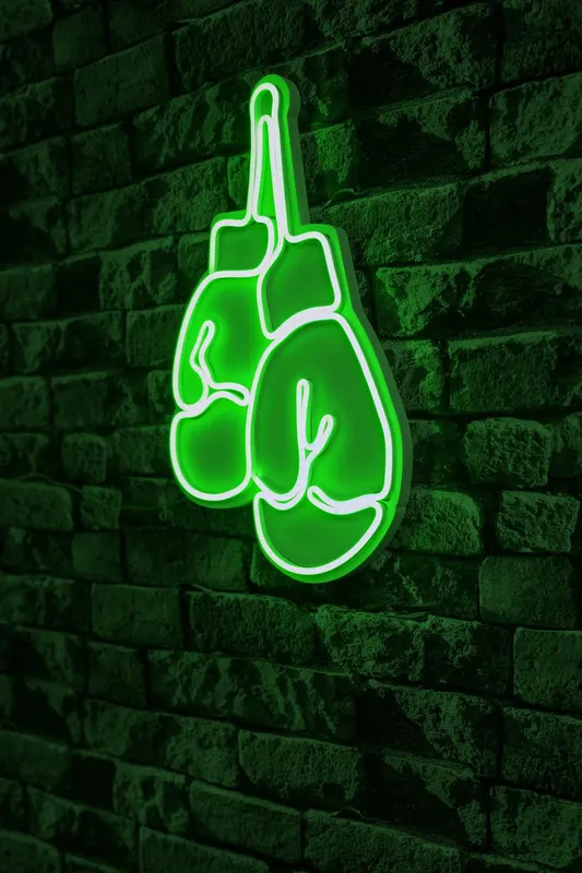 Lampa Neon Boxer - Verde