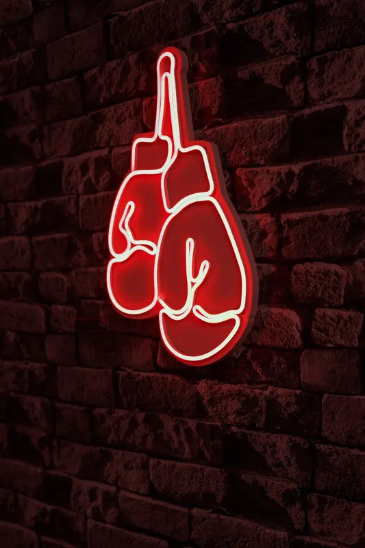 Lampa Neon Boxer - Roșu