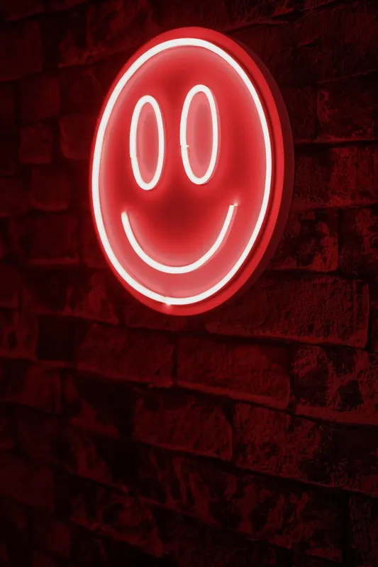 Lampa Neon Smiley - Roșu