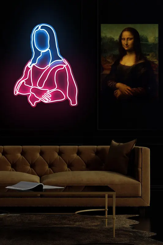 Lampa Neon Mona Lisa - arsiv