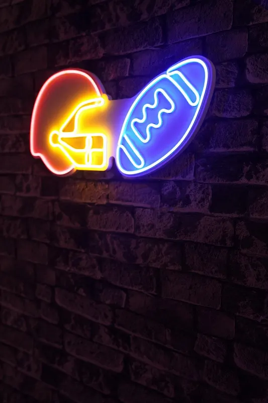Lampa Neon Nfl Football Blue - arsiv9