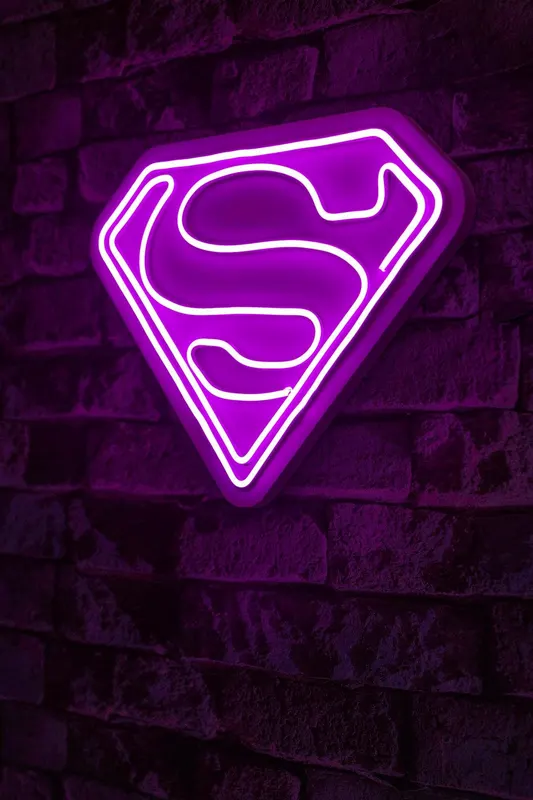 Lampa Neon Superman - Roz