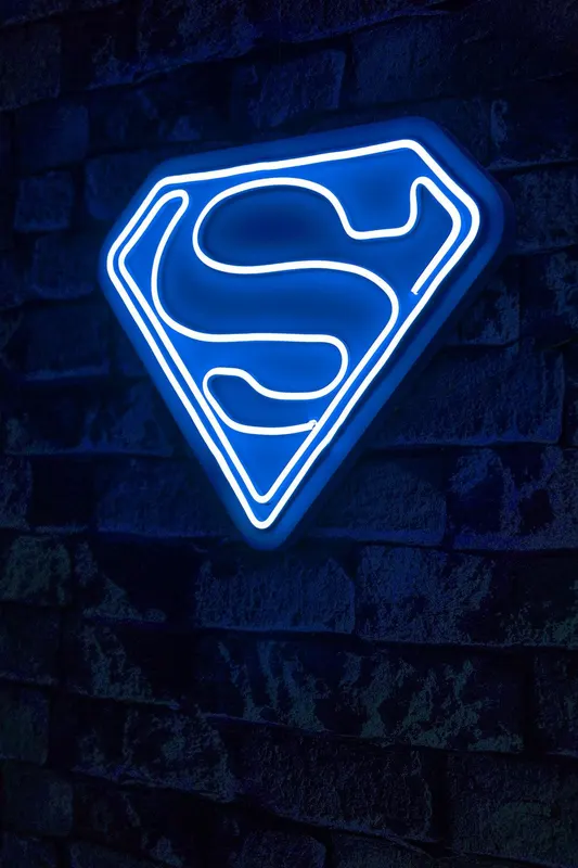 Lampa Neon Superman - Albastru