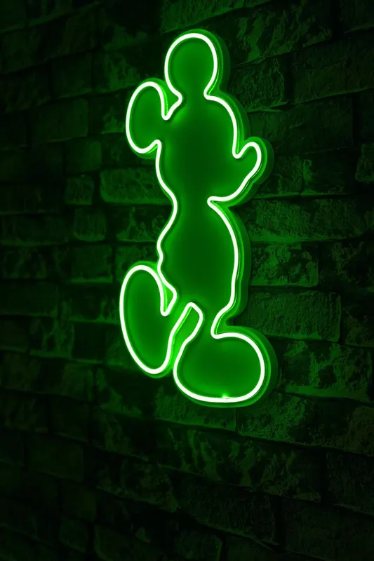 Lampa Neon Mickey Mouse - Verde