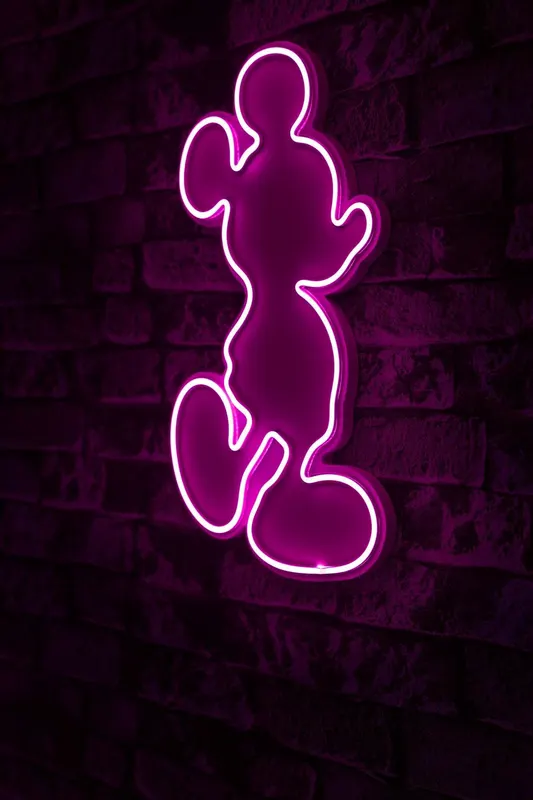 Lampa Neon Mickey Mouse - Roz