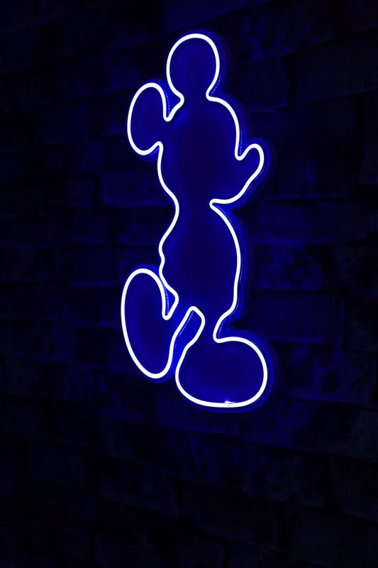 Lampa Neon Mickey Mouse - Albastru