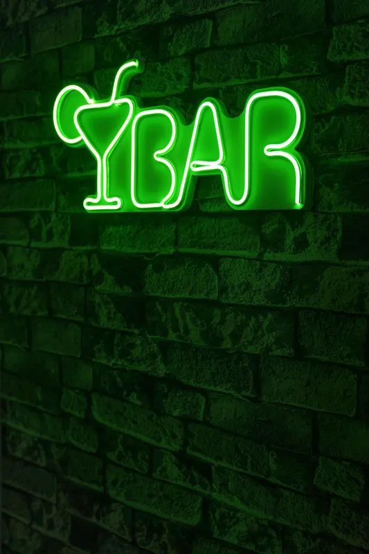Lampa Neon Bar - Verde