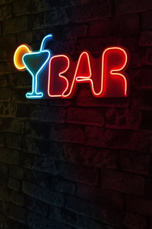 Lampa Neon Bar - Multicolor