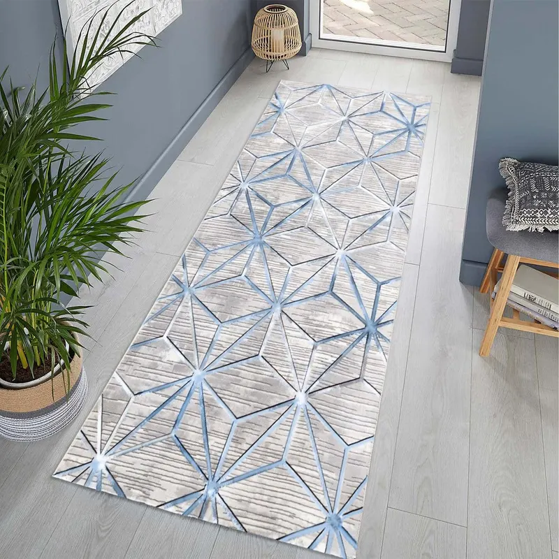 Covor de Hol Rugata, Lavabil,  Antiderapant (diverse dimensiuni) - 80 x 150 / Multicolor