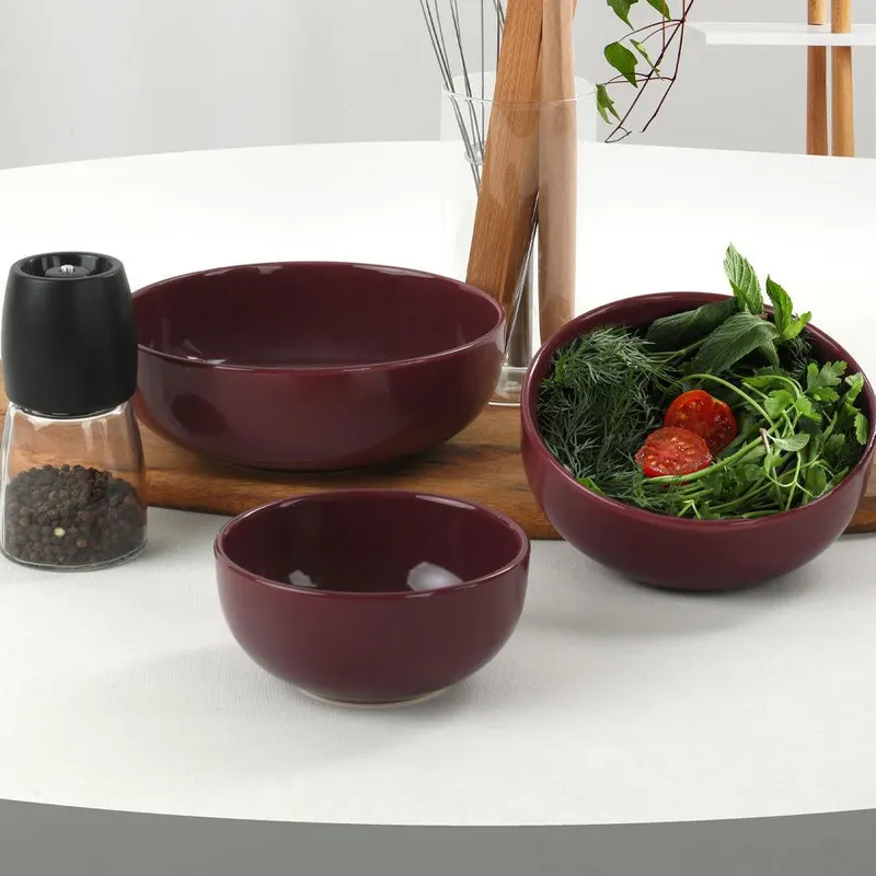 Set boluri, Damson, 22x19x22 cm - Multicolor