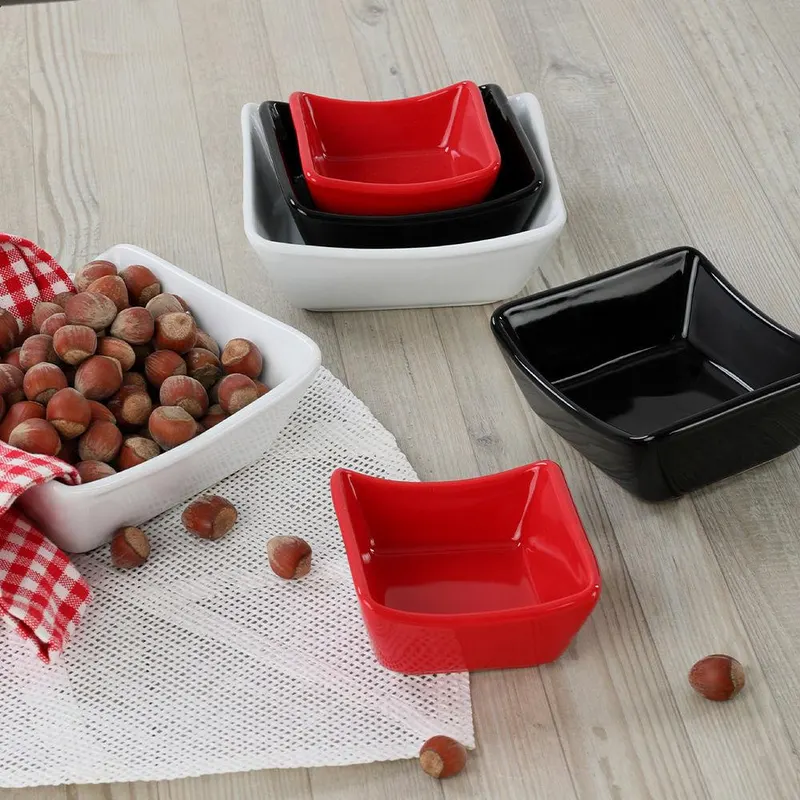 Set boluri ceramice, Multicolor, 12x3x12 cm - Multicolor