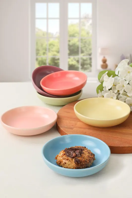 Set boluri ceramice, Multicolor, 13 cm - Multicolor
