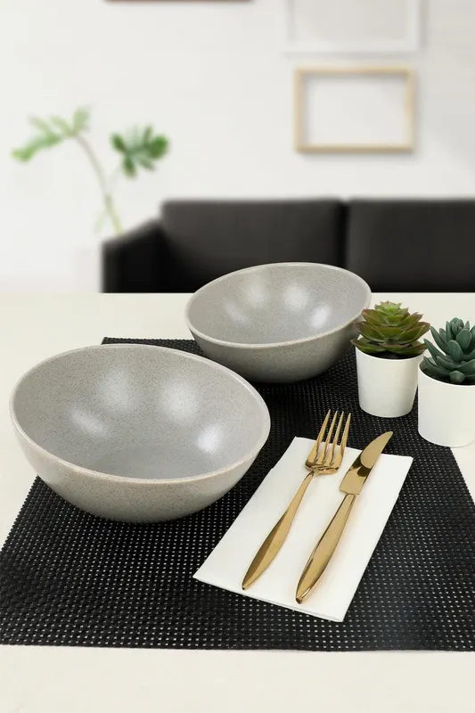Set boluri, Gri Mat, 26x18x26 cm - Multicolor