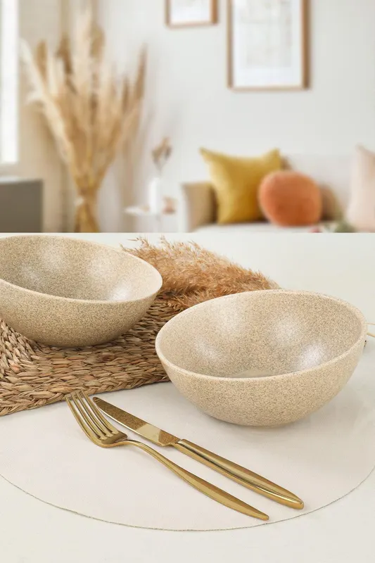 Set boluri, Crem, 26x18x26 cm - Crem