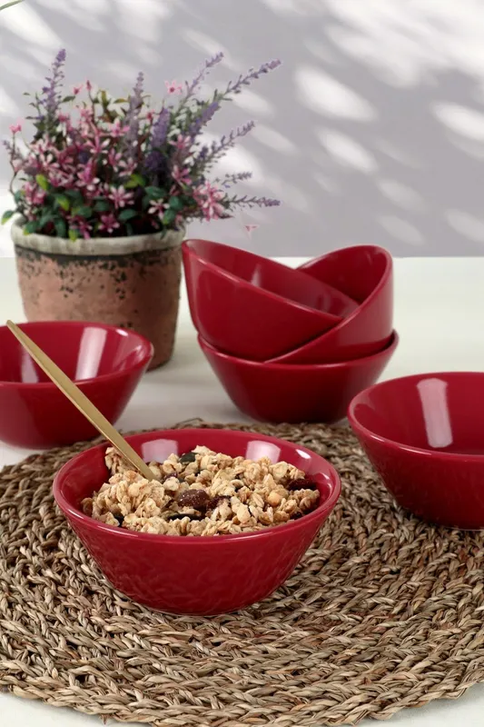Set boluri, Roșu, 14 cm - Roșu