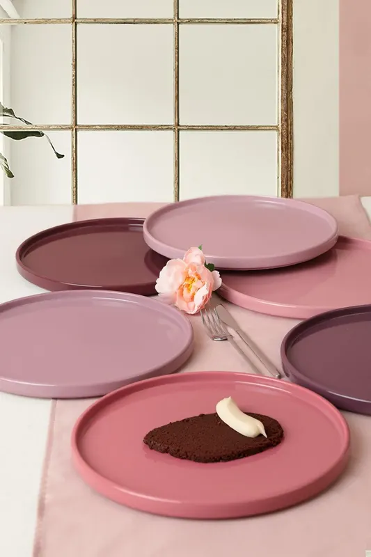 Set farfurii, Multicolor, 27 cm - Multicolor