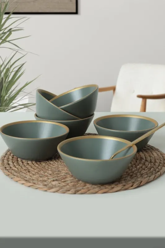 Set boluri, Verde, 14 cm - Verde