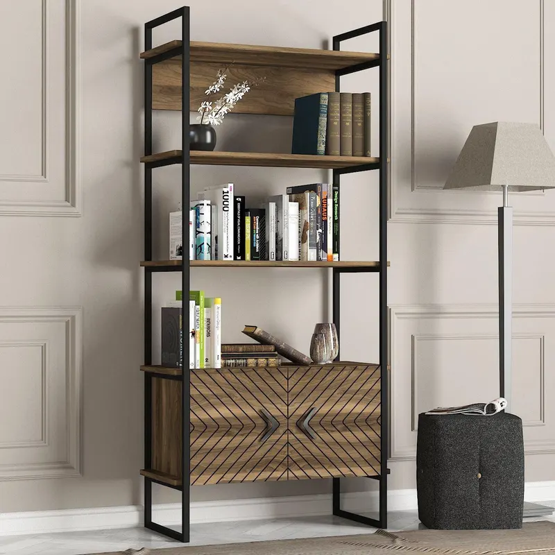 Biblioteca Scala, Nuc, 39x180x90 cm - Nuc