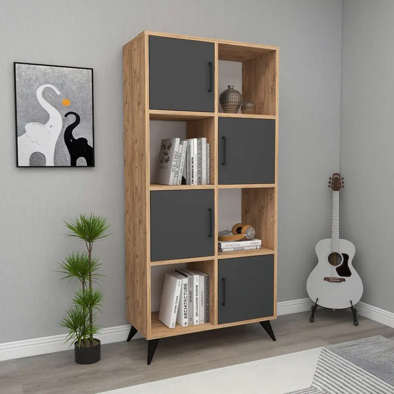 Biblioteca Namyel cu 4 Usi si 4 Rafturi,  72 x 155 x 35 cm - arsiv