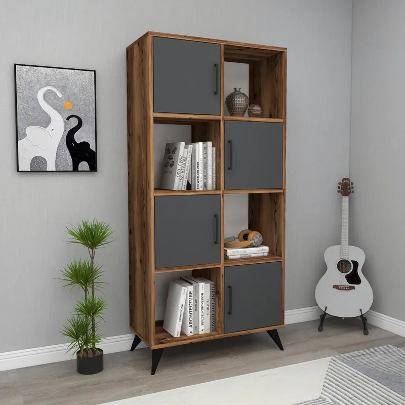 Biblioteca Namyel cu 4 Usi si 4 Rafturi,  72 x 155 x 35 cm - arsiv2