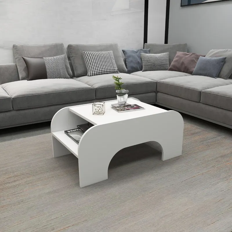 Masuta de Sufragerie Darina, Alb, 90 x 40 x 54 cm - Alb