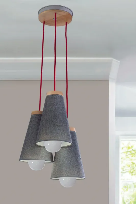Lustra Trio Chandelier, Multicolor - Multicolor