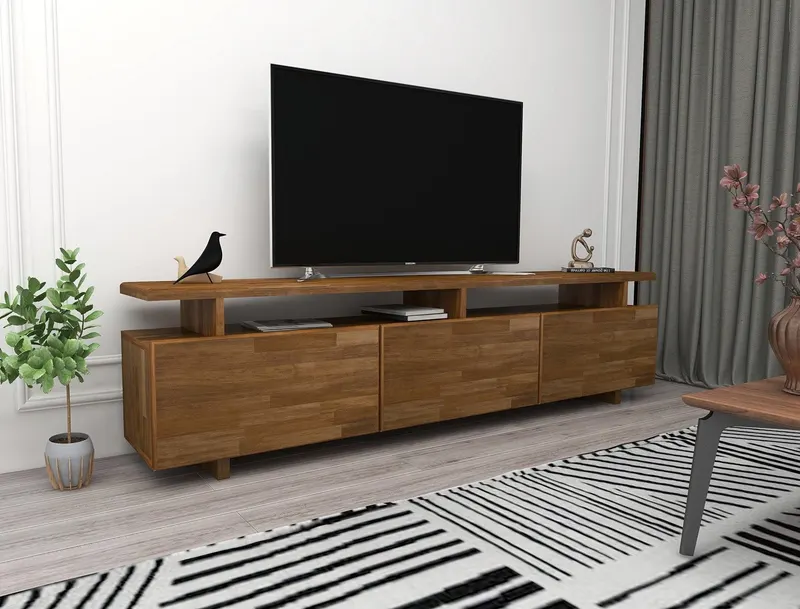 COMODA TV Verona - Walnut, Nuc, 30x52x174 cm - Nuc