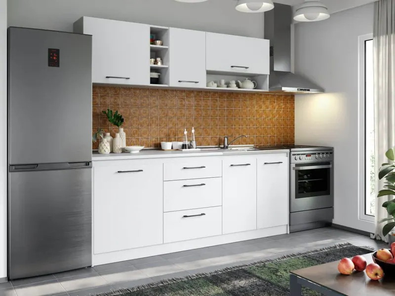 Set Mobila Bucatarie Mina Pure 200 Alb C41 — imaginea 3
