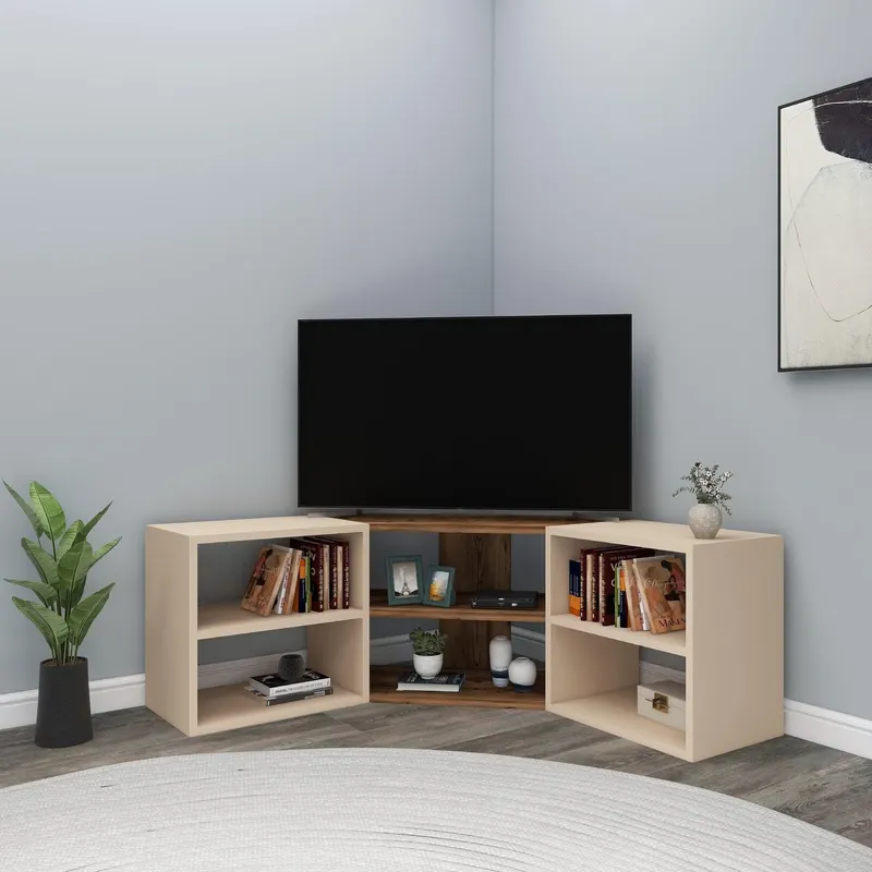 Comoda TV Colt cu 6 rafturi Ajan,  149 x 44 x 30 cm - arsiv2