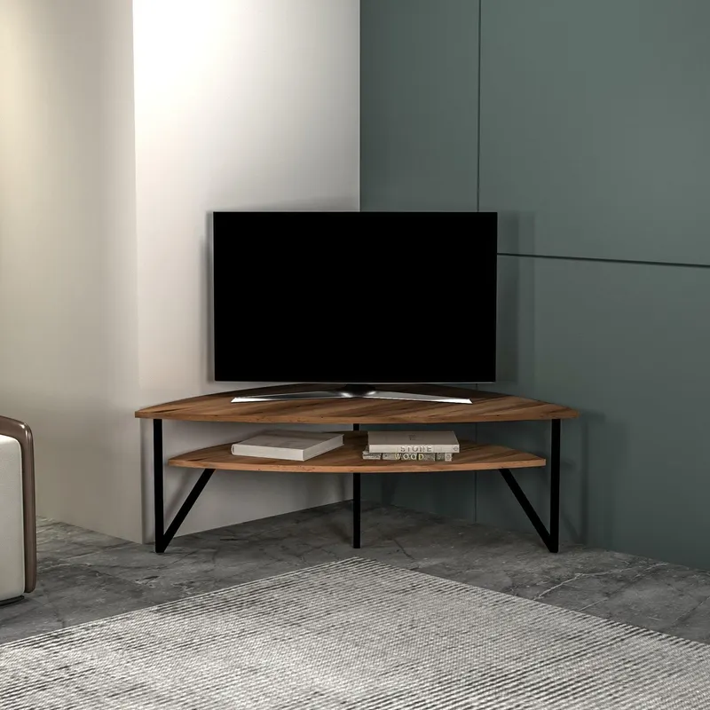 Comoda TV Midas Colt, Cadru Metal, 127 x 42 x 74 cm - Nuc