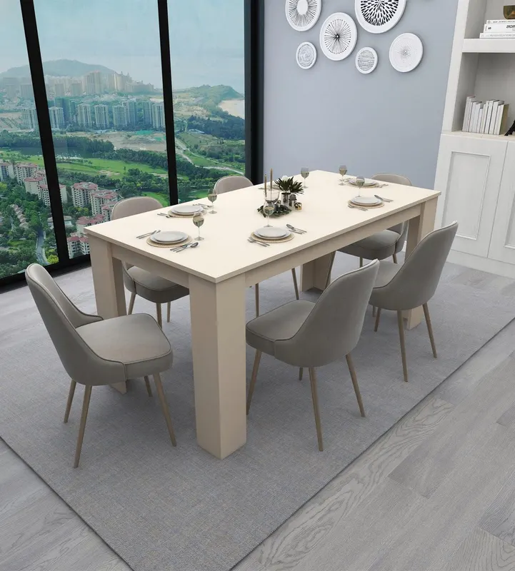 Masă Linus Dining Sufragerie (diverse dimensiuni) - Bej