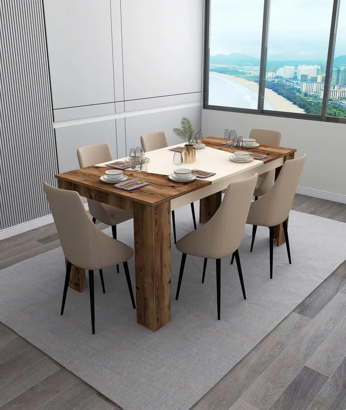 Masă Linus Dining Sufragerie (diverse dimensiuni) - Multicolor