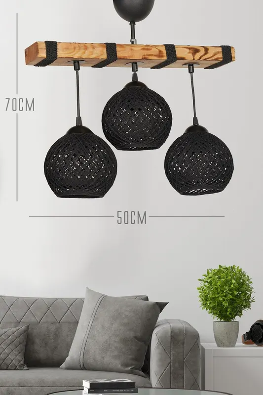 Lustra SP017 Chandelier - Negru
