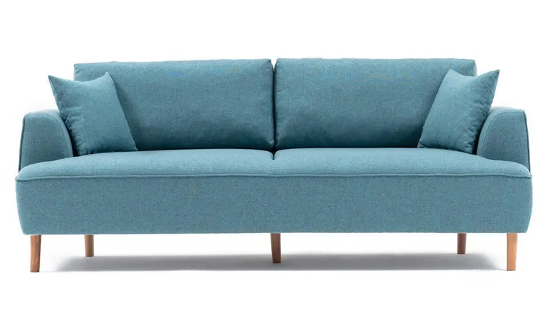 Canapea Fixa cu 3 Locuri Felix, 230 x 90 x 98 cm - Albastru