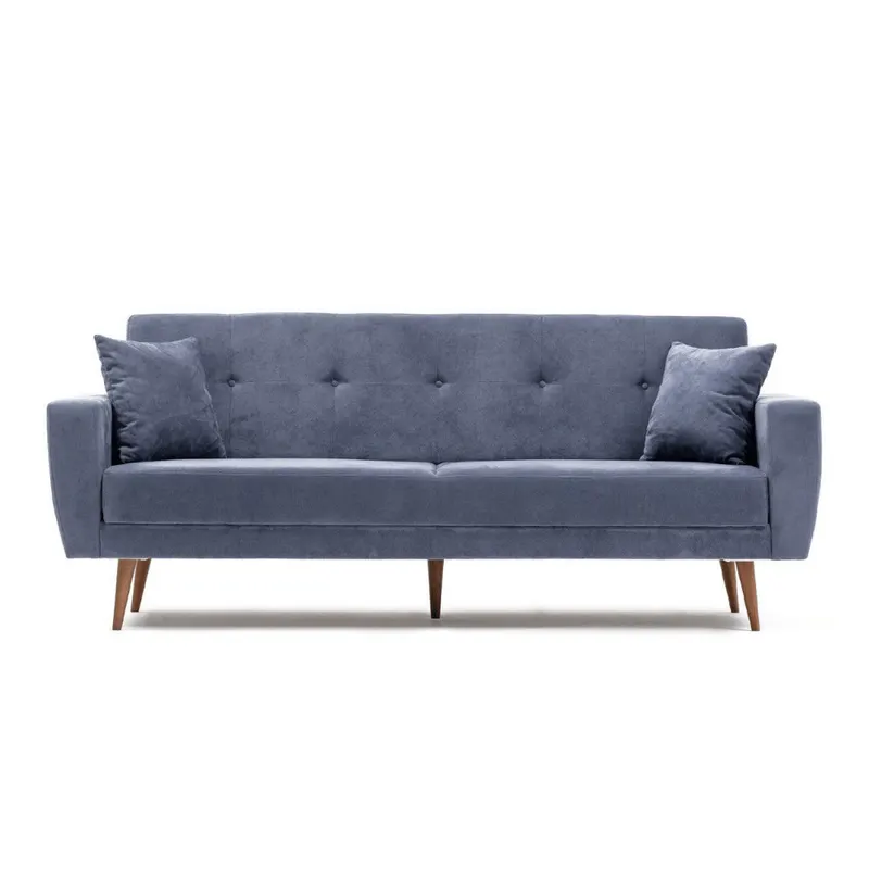 Canapea extensibilă 3 locuri Flento, Diverse culori, 218x90x75 cm - Gri închis