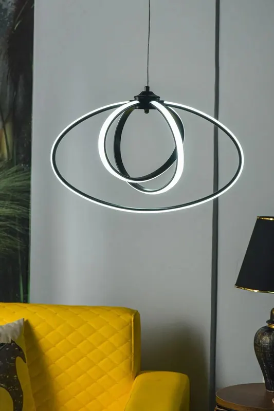 Lustra YL052 Chandelier, Negru - Negru