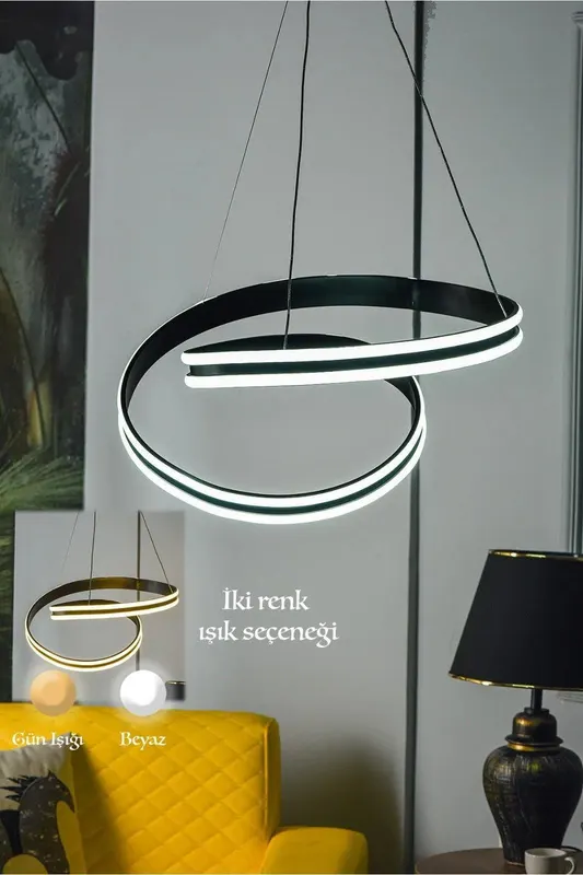 Lustra YL056 Chandelier, Negru - Negru