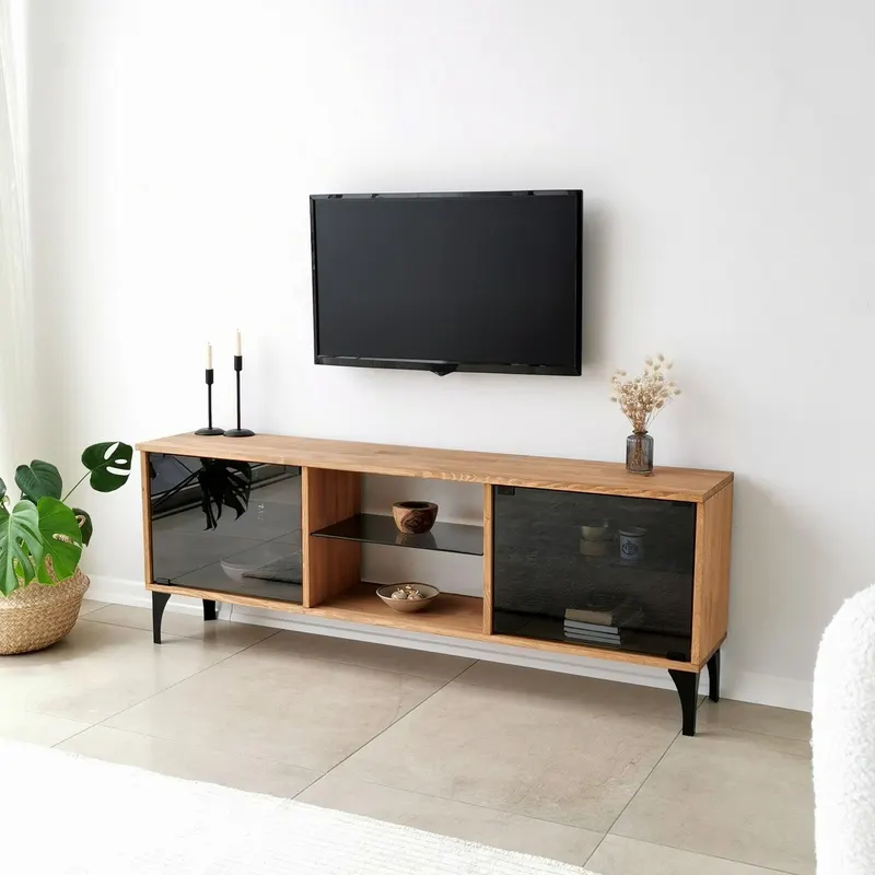 Comoda TV Mistero - Oak, Stejar, 47.5x30x40 cm - Stejar