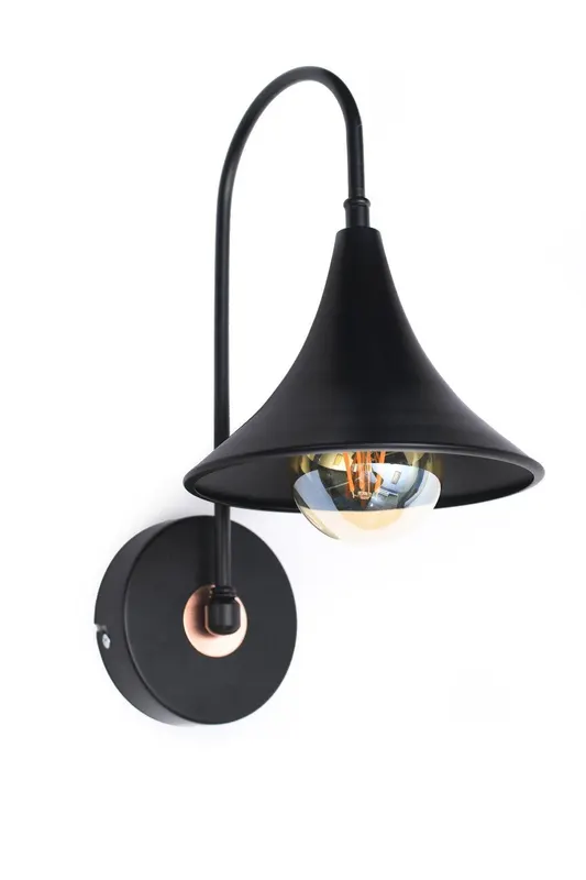 Aplica de perete HM021, Maro - Negru