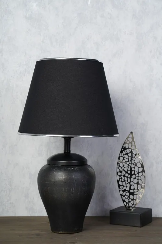 Veioza YL216 Lamp Shade, Negru - Negru