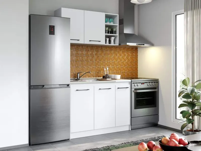 Set Mobila Bucatarie Mina Pure 110 Alb C53 — imaginea 3