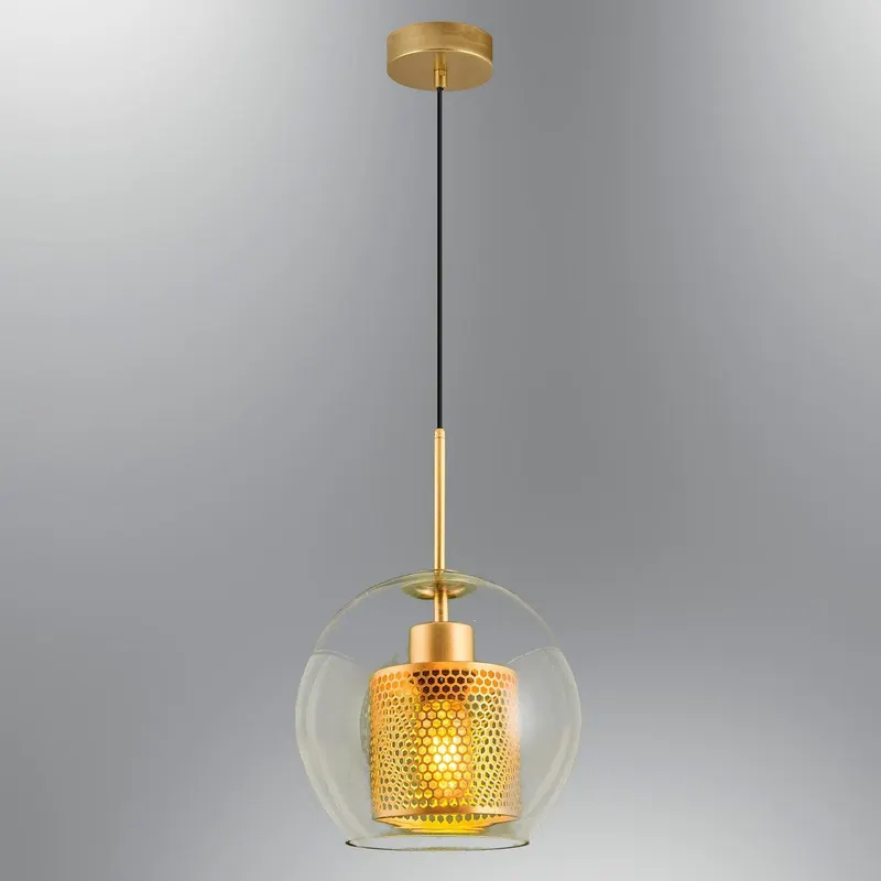 Lustra Krakow 4 Chandelier, Transparent - Multicolor