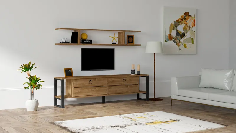 COMODA TV Melis - Lydia, Nuc, 160x45x30 cm - Nuc