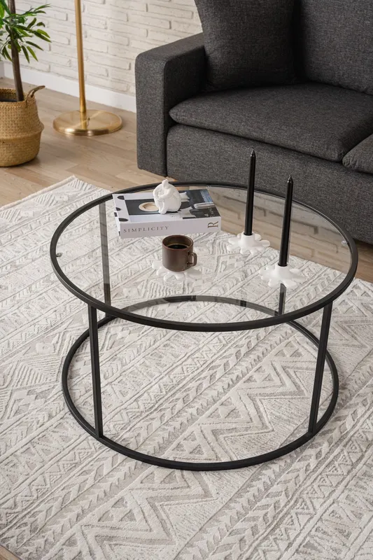 Mobilier Berlin 80x80 - Negru